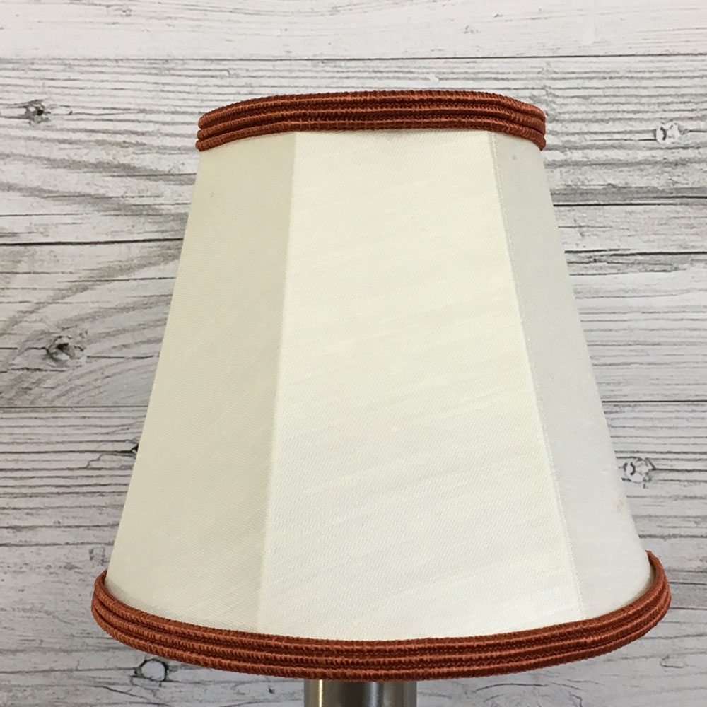 Empire Candle Shade Cream & Terracotta